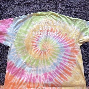 ALF super large pastel tie dye T shirt with ALF LOGO